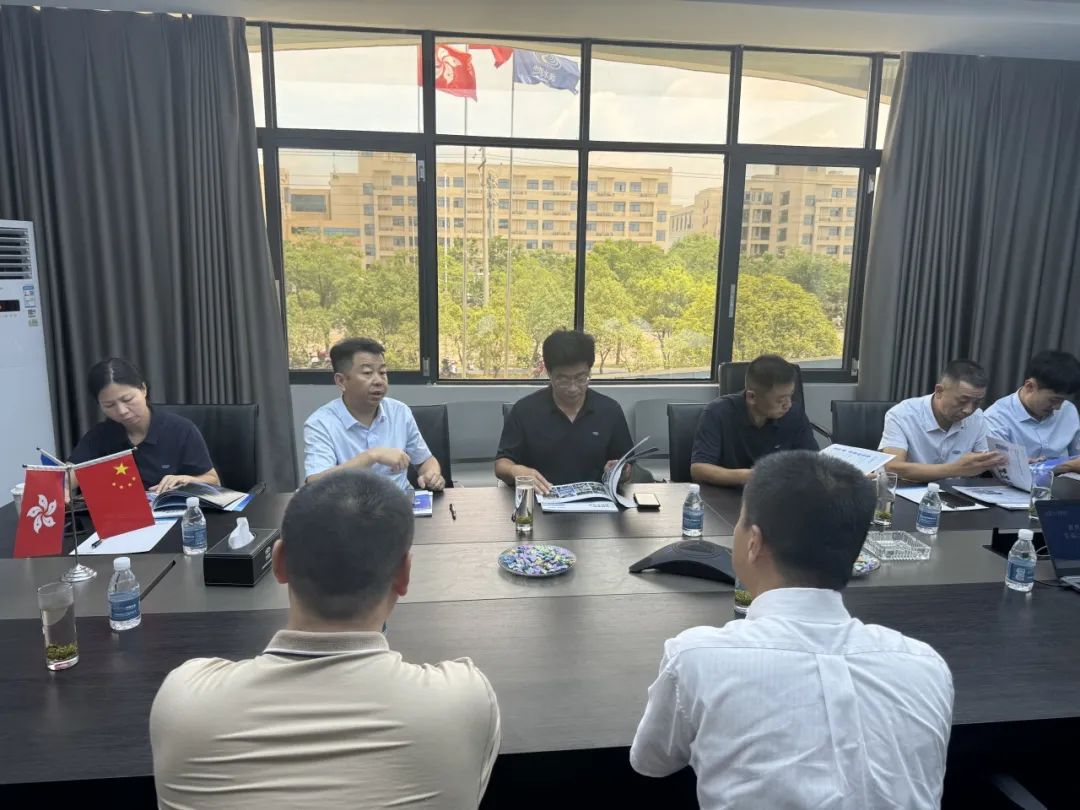 歡迎懷化沅辰水務(wù)范總一行蒞臨我司參觀指導(dǎo)！